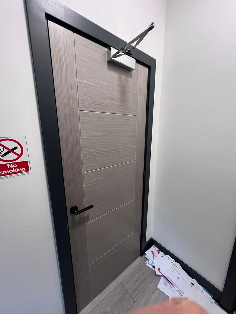 Fire door installation